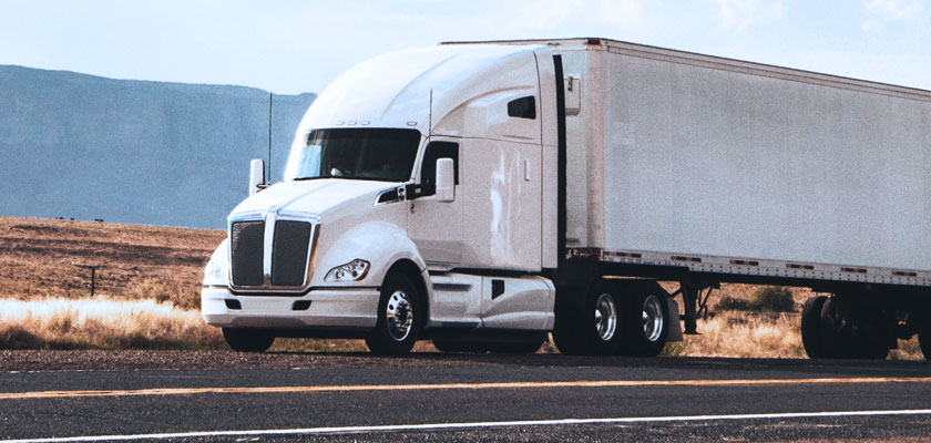 Truck on Roadway