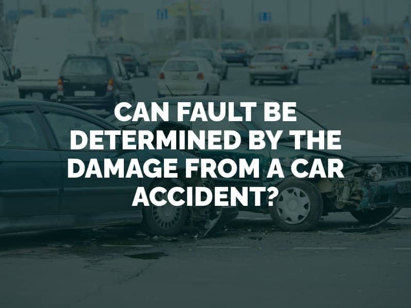 Can Fault Be Determined By the Damage From a Car Accident?   